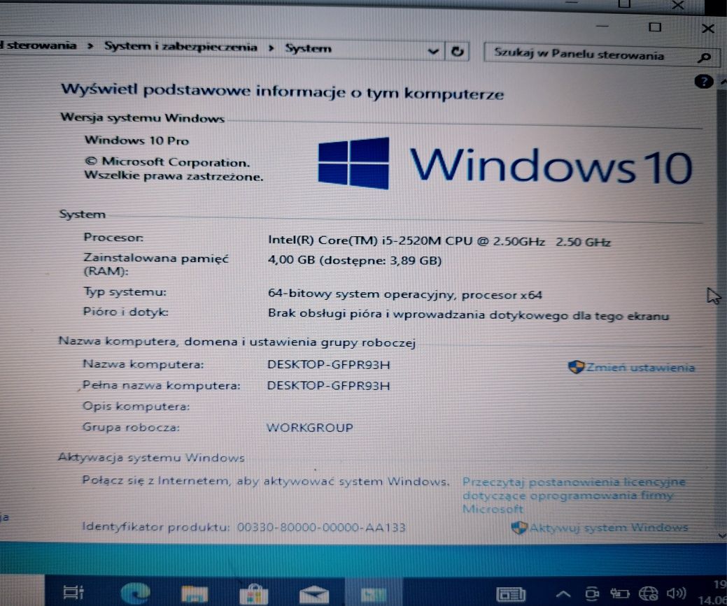 Laptop Lenovo ThinkPad T520, dysk SSD + stacja dokująca