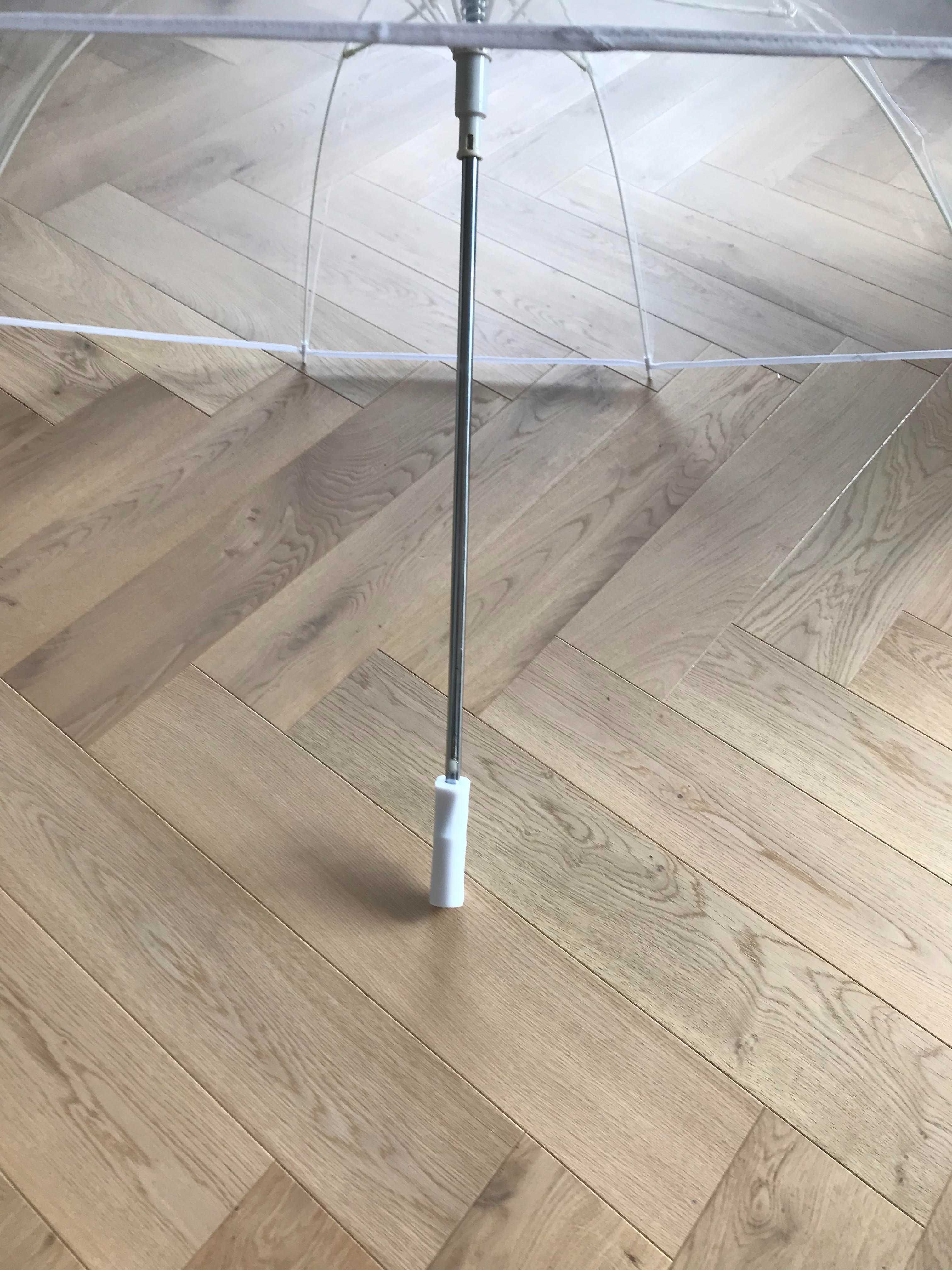 Parasol Ślubny Smati 124 cm przeźroczysty