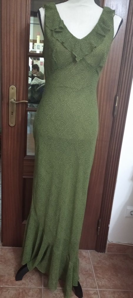 Vestido verde tamanho 3