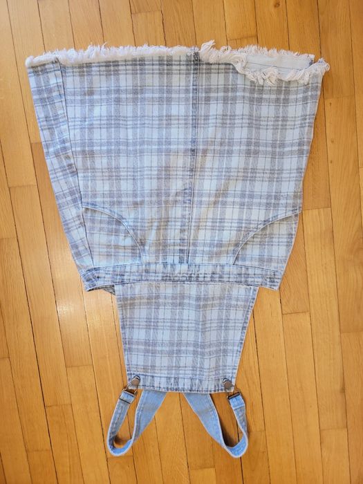 Джинсовий комбез спідниця S