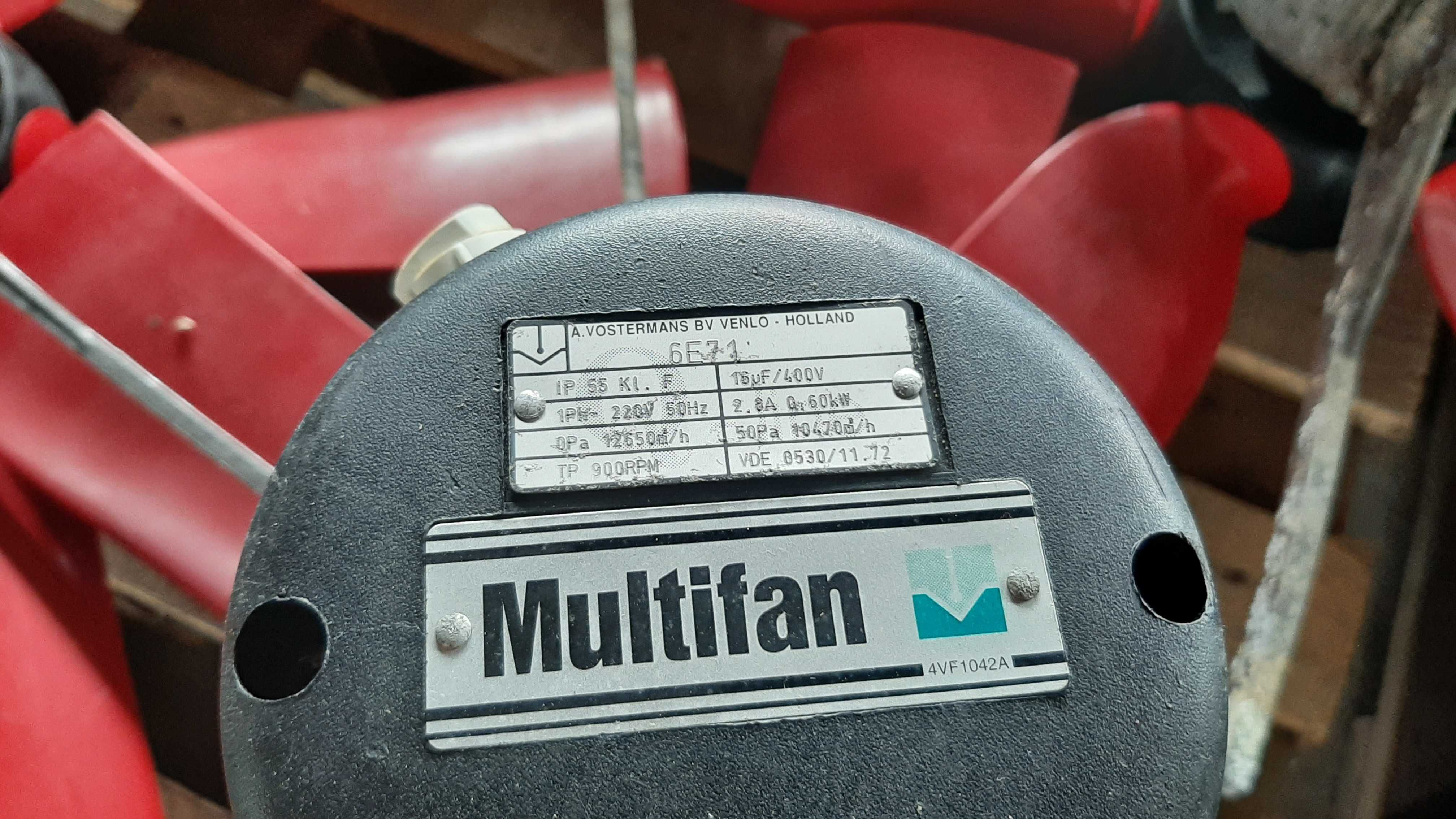 Wentylatory MULTIFAN kominowe fi56 stan b. dobry z Holandii