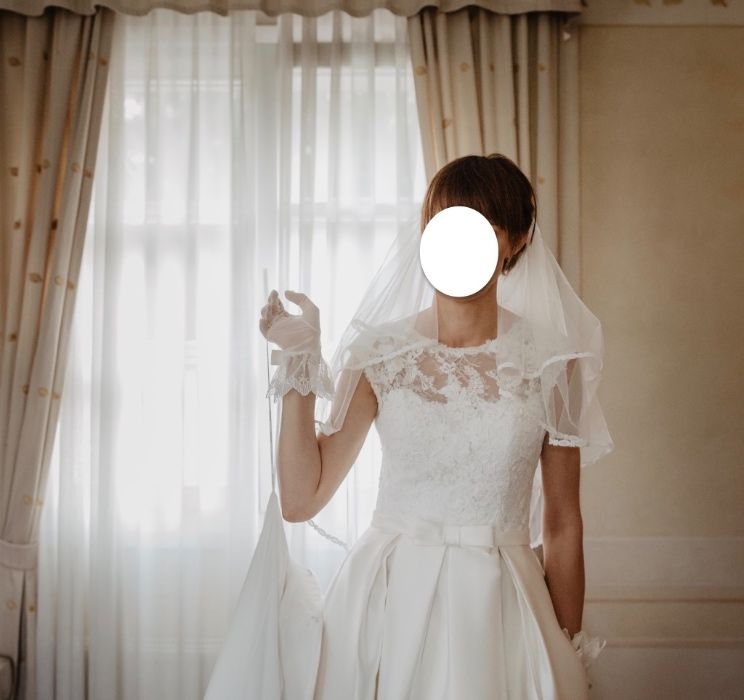 przepiękna suknia ślubna marki Pronovias, model OSASUN