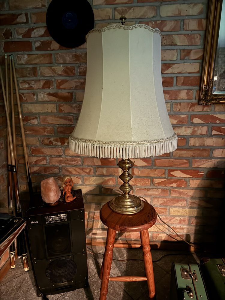 Lampa stojaca abazur