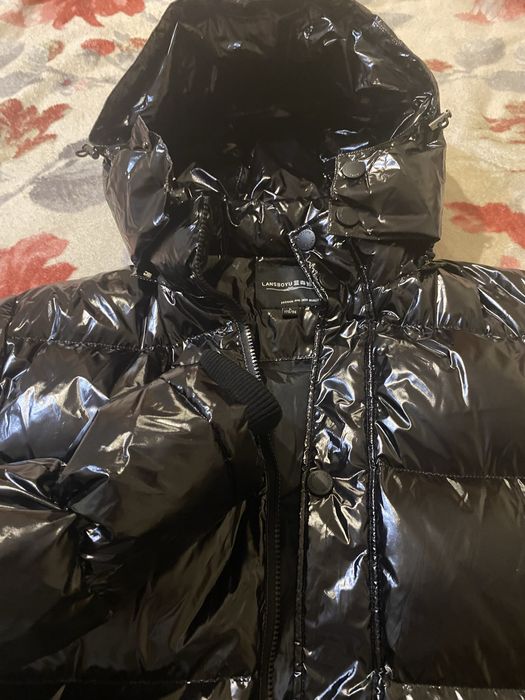 Пуховик чоловічий М розмір, пух перо, довгий, зимовий