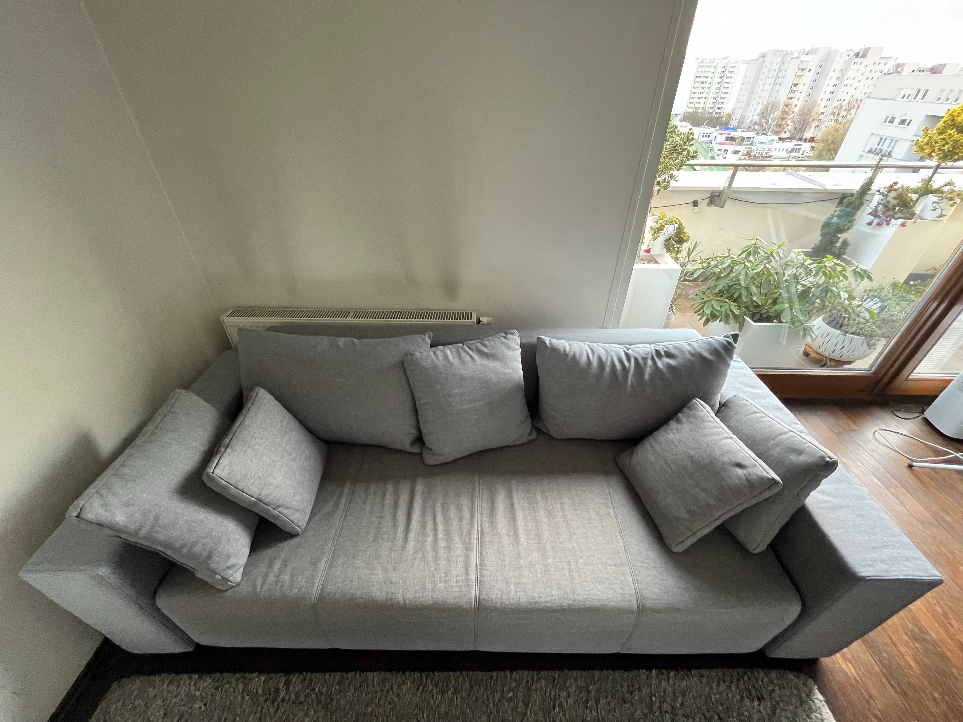 Sofa / Kanapa rozkładana kolor szary - odbiór W-wa Bemowo