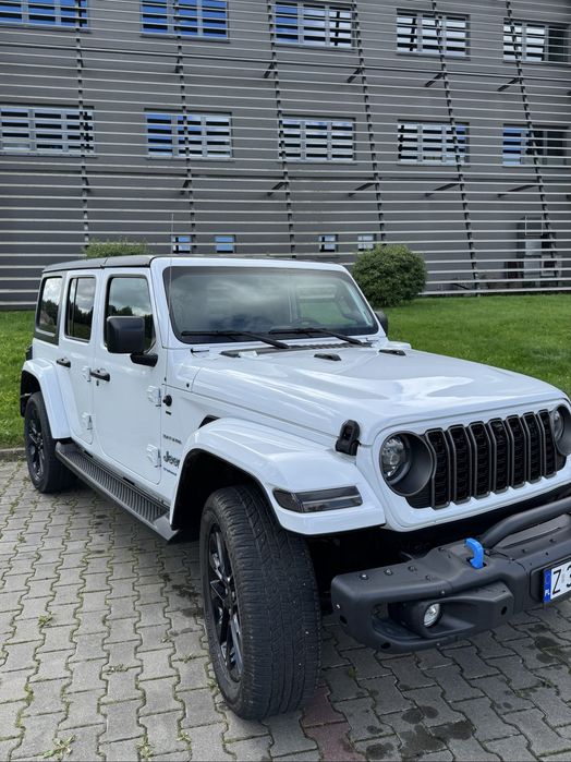 Jeep Wrangler JL 4xe Sahara Hybryda Plugin 381KM Skóra Alpine Dach