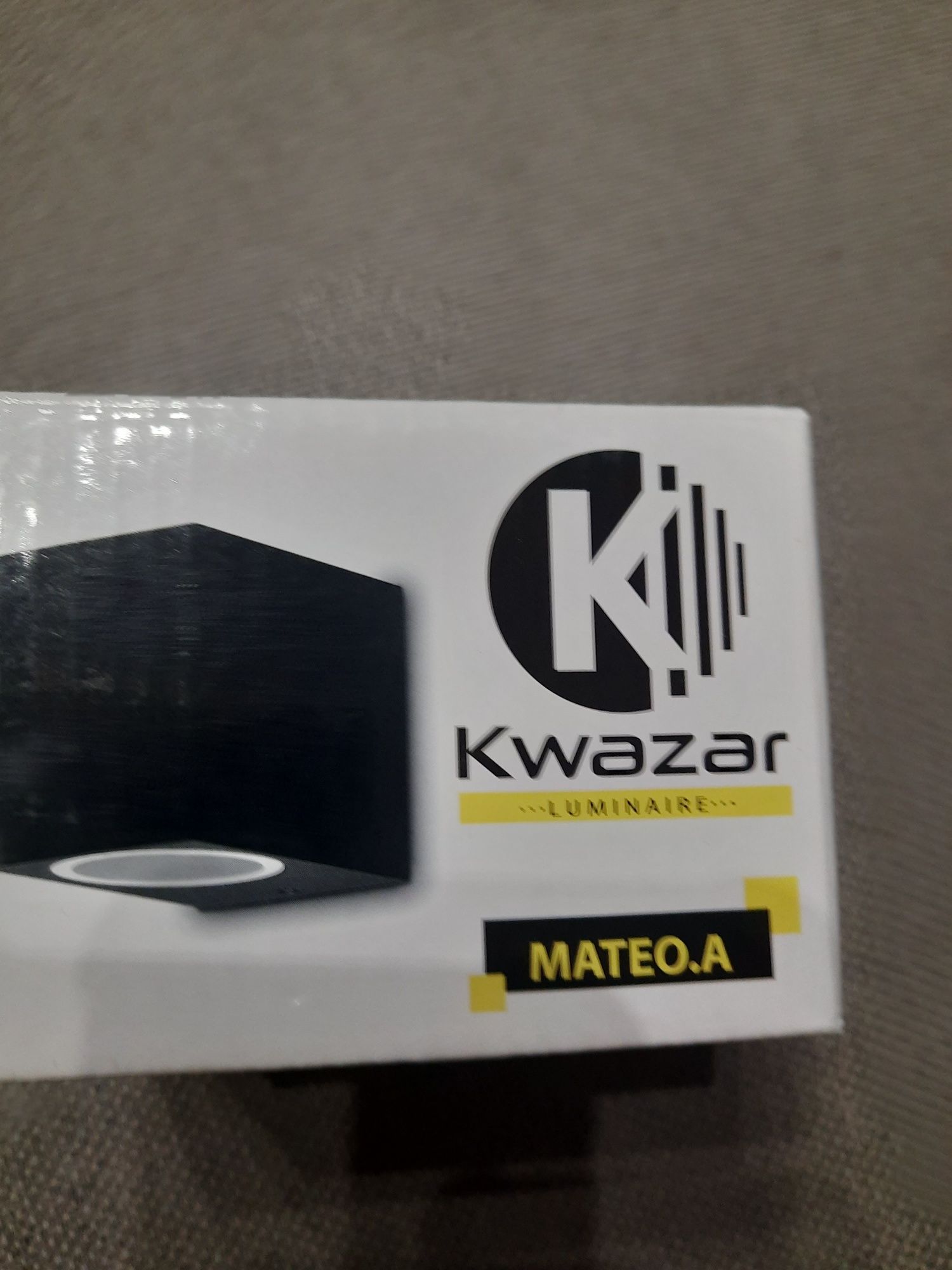 Kinkiet ogrodowy Kwazar czarny GU10 20 W