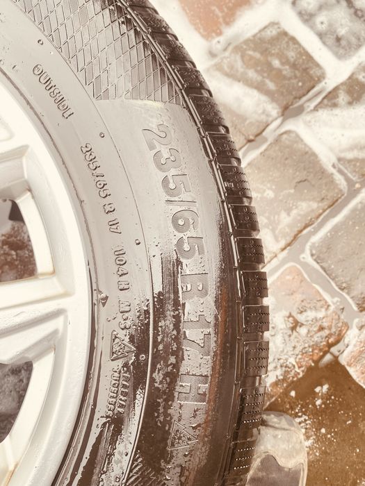 Kola audi alufelgi z oponami 235/65r17 zimowe continental