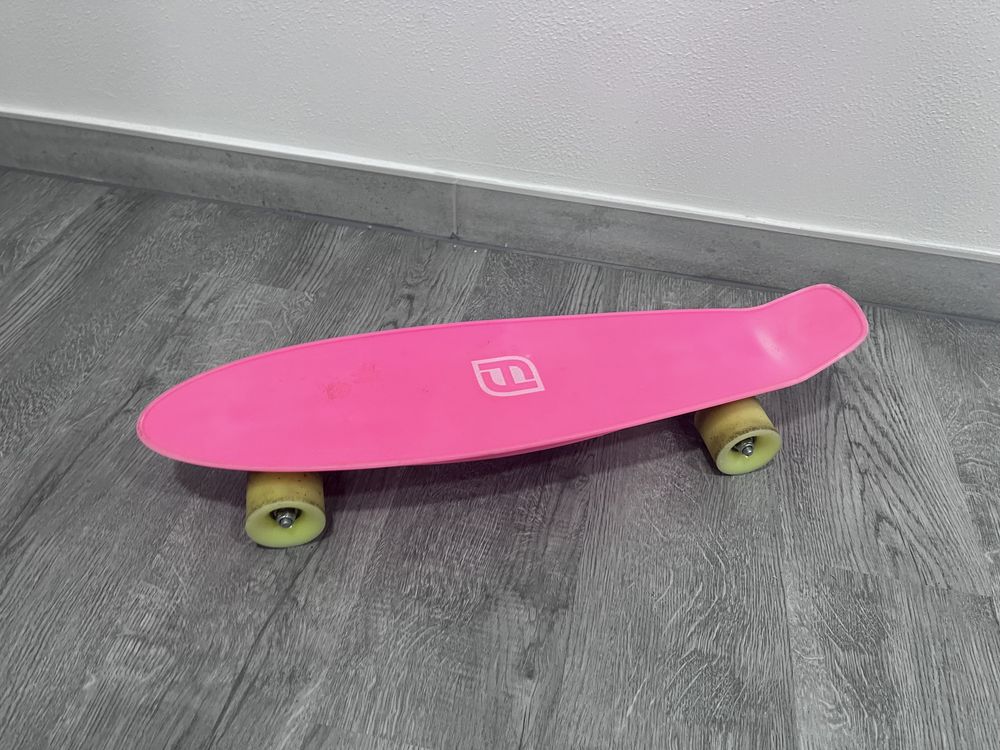 Mini Skate Rosa Criança