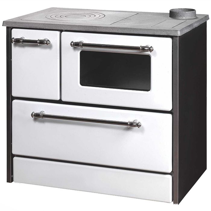 Kuchnia węglowa grudziądzka na drewno Piekarnik OMEGA 701 BIAŁA 9 kW