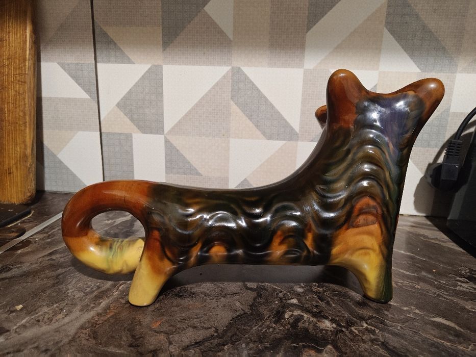 Статуетка "Кіт"  Васильківська майоліка