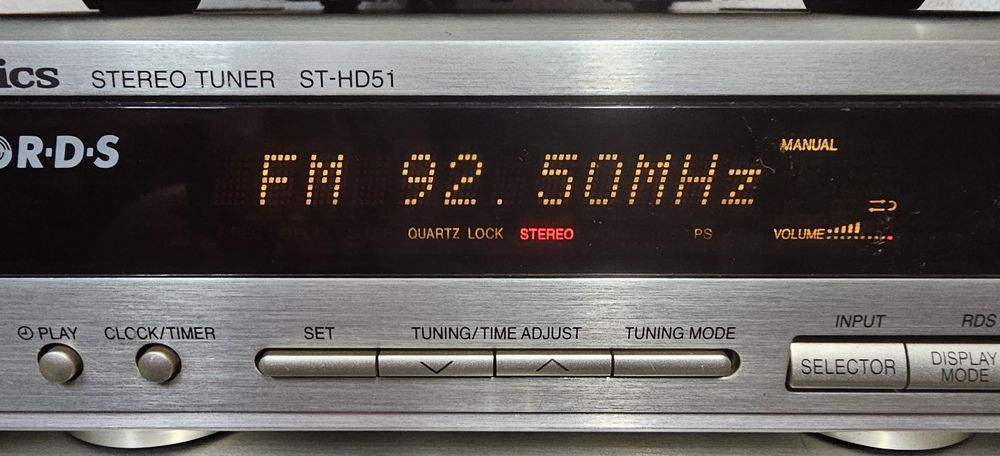 Technics tuner radiowy ST-HD51 RDS. ŁADNIE ŚWIECI. wysyłka