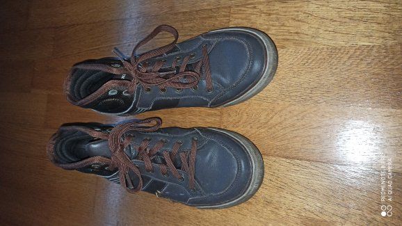 Botas Sketchers pele castanho