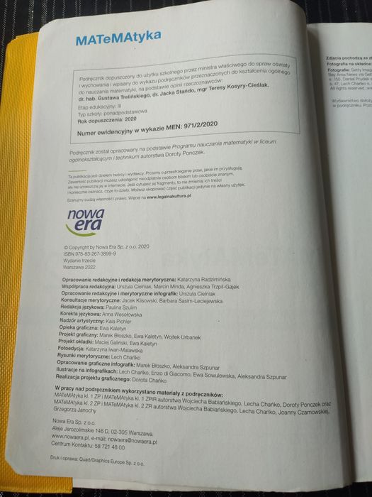 Podręcznik Matematyka 2 zakres podstawowy