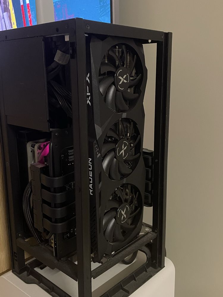 Компьютер NZXT h1(v1), 16Gb RAM, 1Tb ssd, ryzen 5600x, A520I, RX6700XT