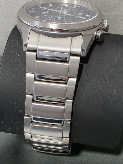 Jak Nowy Zegarek Citizen Eco Drive Szafir Titanium CA0650-82L Komplet