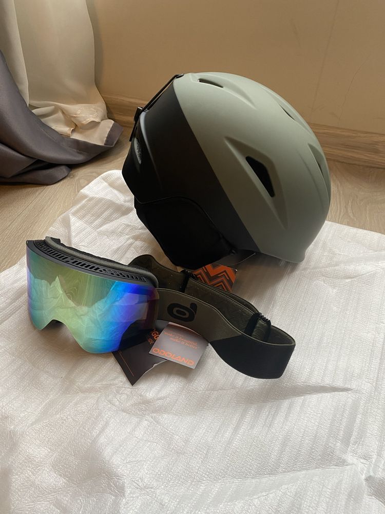 Kask i okulary W komplecie