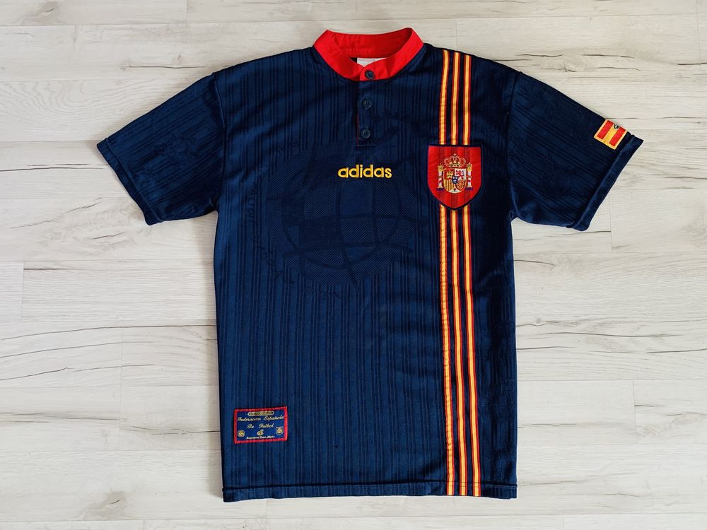 Adidas_Vintage_Hiszpania Spain_Jersey Koszulka T-shirt Meska_Rozm.M