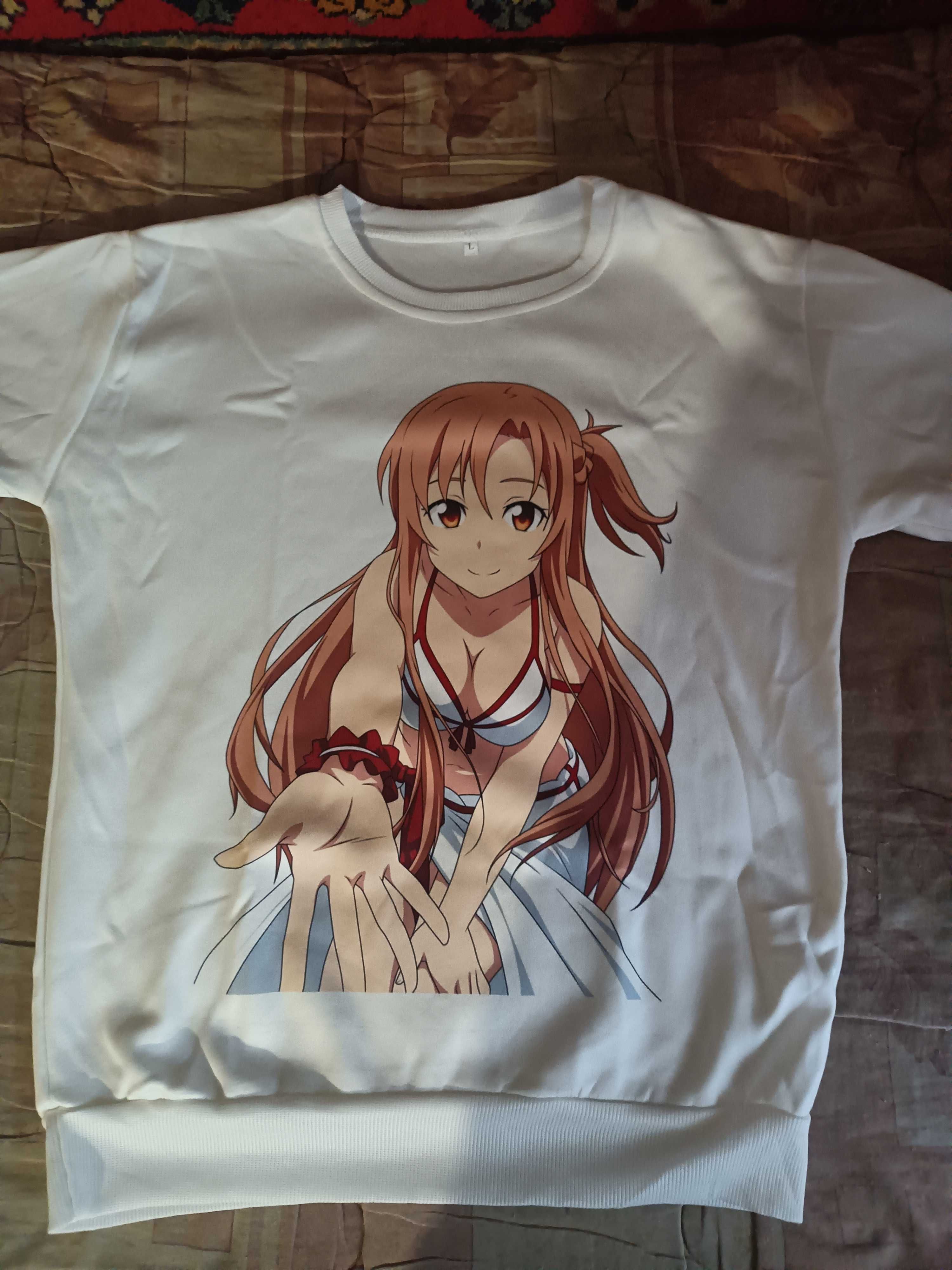 Кофта/свитшот с аниме/anime персонажем Asuna