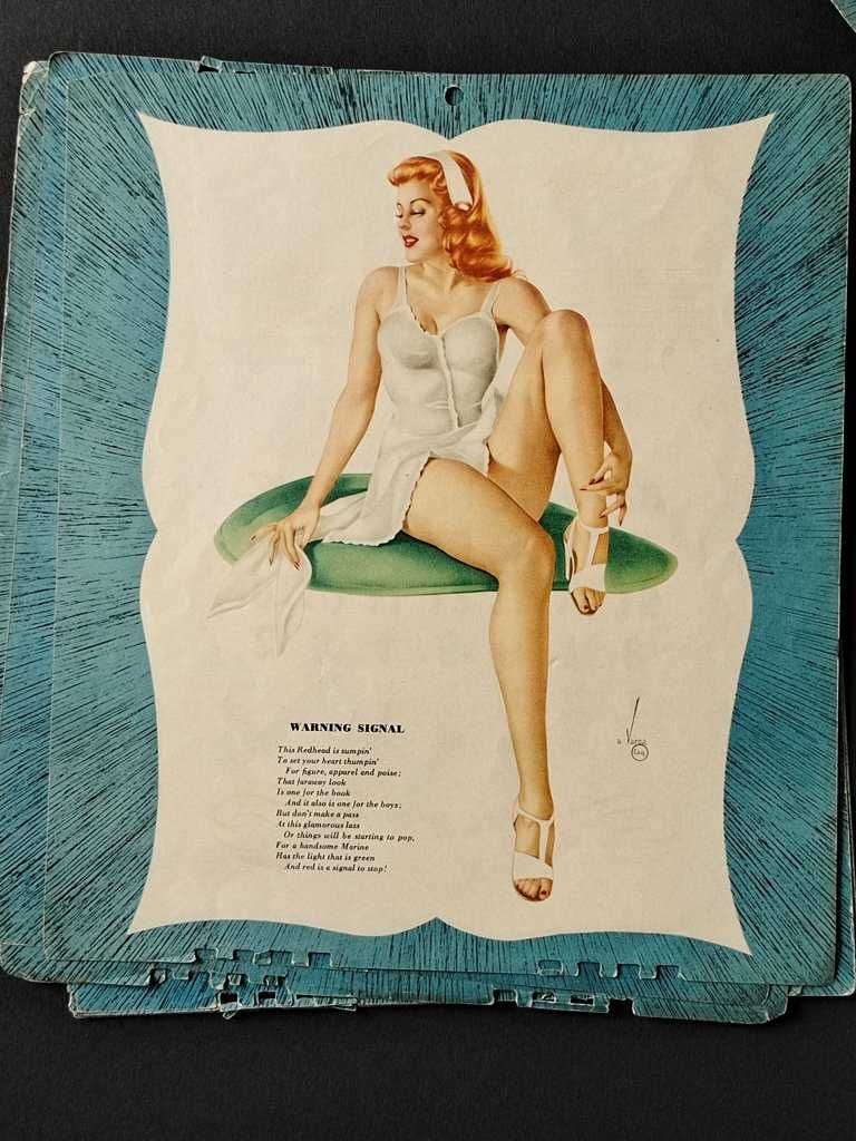 Esquire’s Varga Girls 1947 – wyjątkowy kalendarz retro z USA