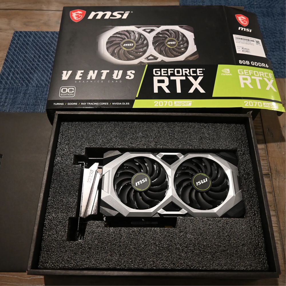 Karta graficzna MSI RTX 2070 SUPER VENTUS OC 8GB GDDR6