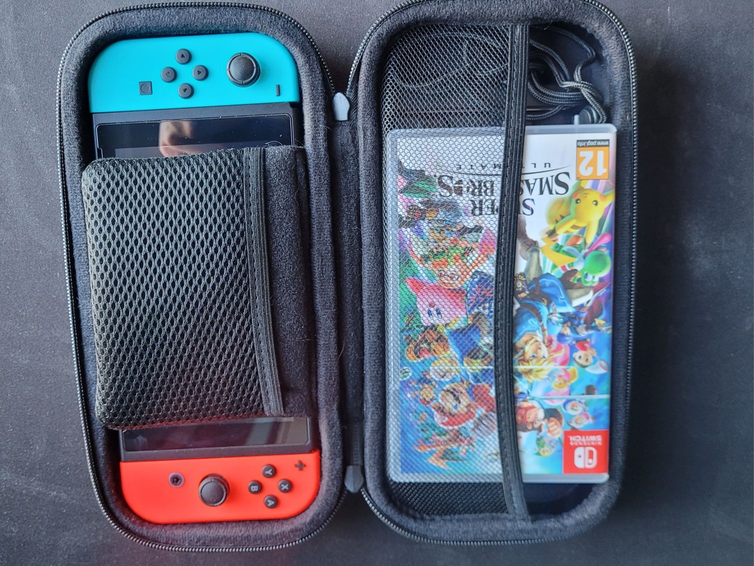 Nintendo Switch v2 || 3 gry || etui