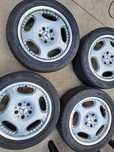 4szt Felgi Aluminiowe Mercedes 17cali 5x112 Komplet Plus Opony Lato