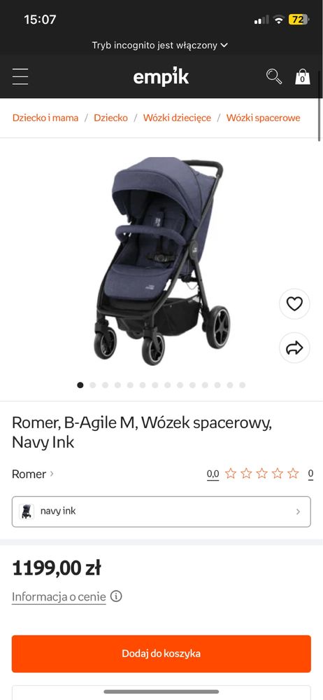 wózek britax romex