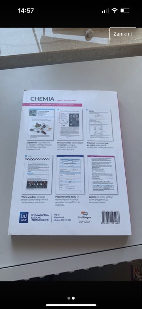 podręcznik chemia 3 WSiP