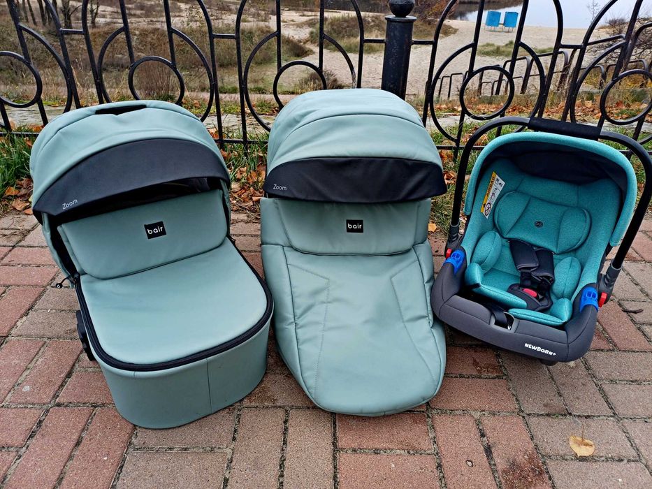 50 од. у НАЯВНОСТІ! з АВТОкріслом  Стильний візочок  3 в 1 Bair