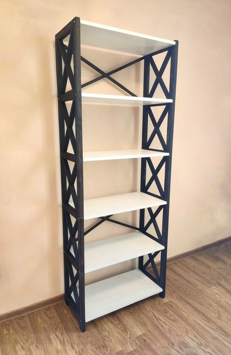 Стелаж з натурального дерева. Етажерка. Полка. Стеллаж.