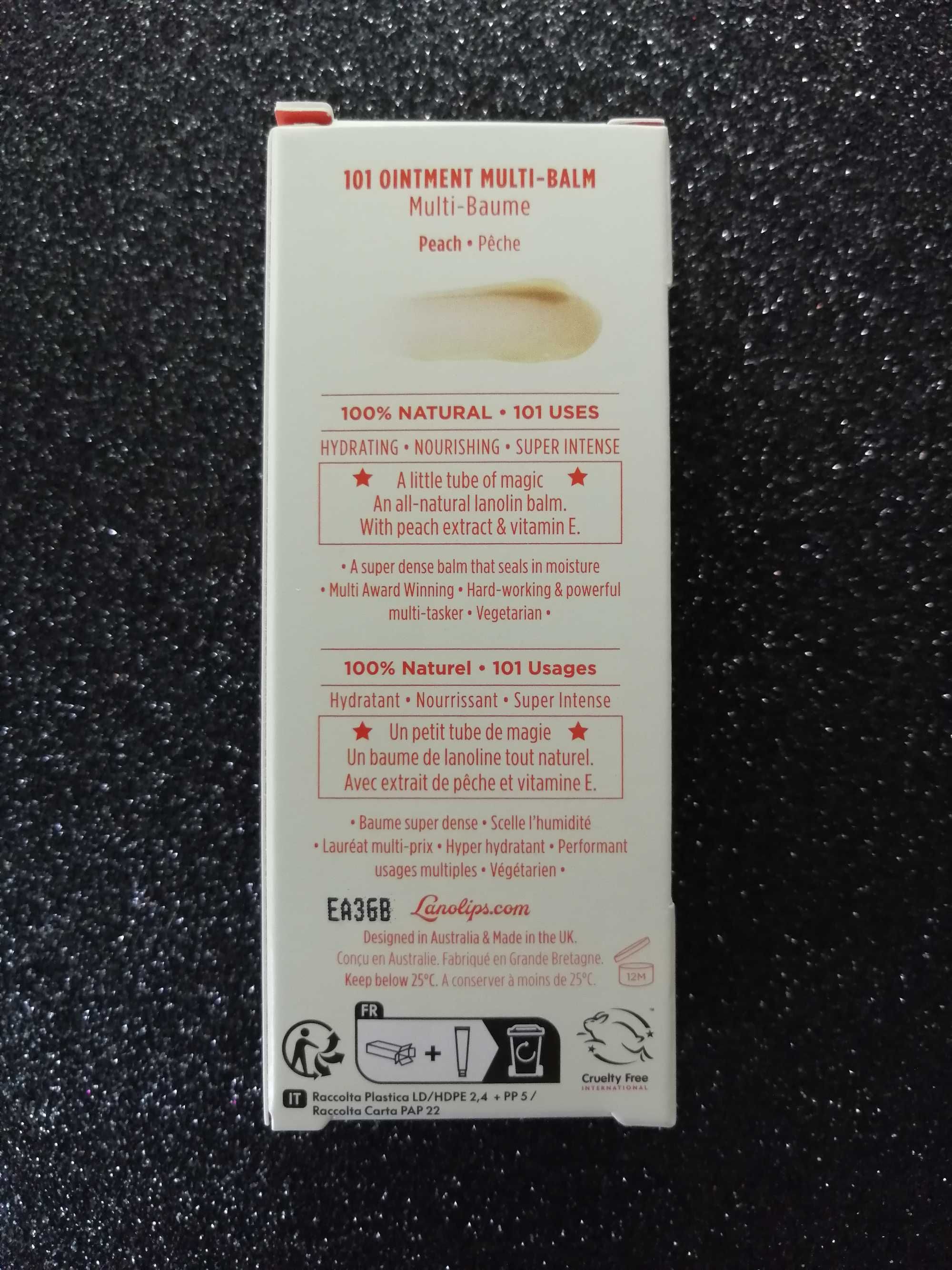 Balsam Lanolips 101 Ointment Multibalm Multi Balm Peach Sephora 10ml