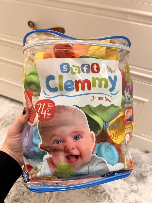 Pileczka sensoryczne Clementoni Touch & Play plus dodatkowe 24 klocki