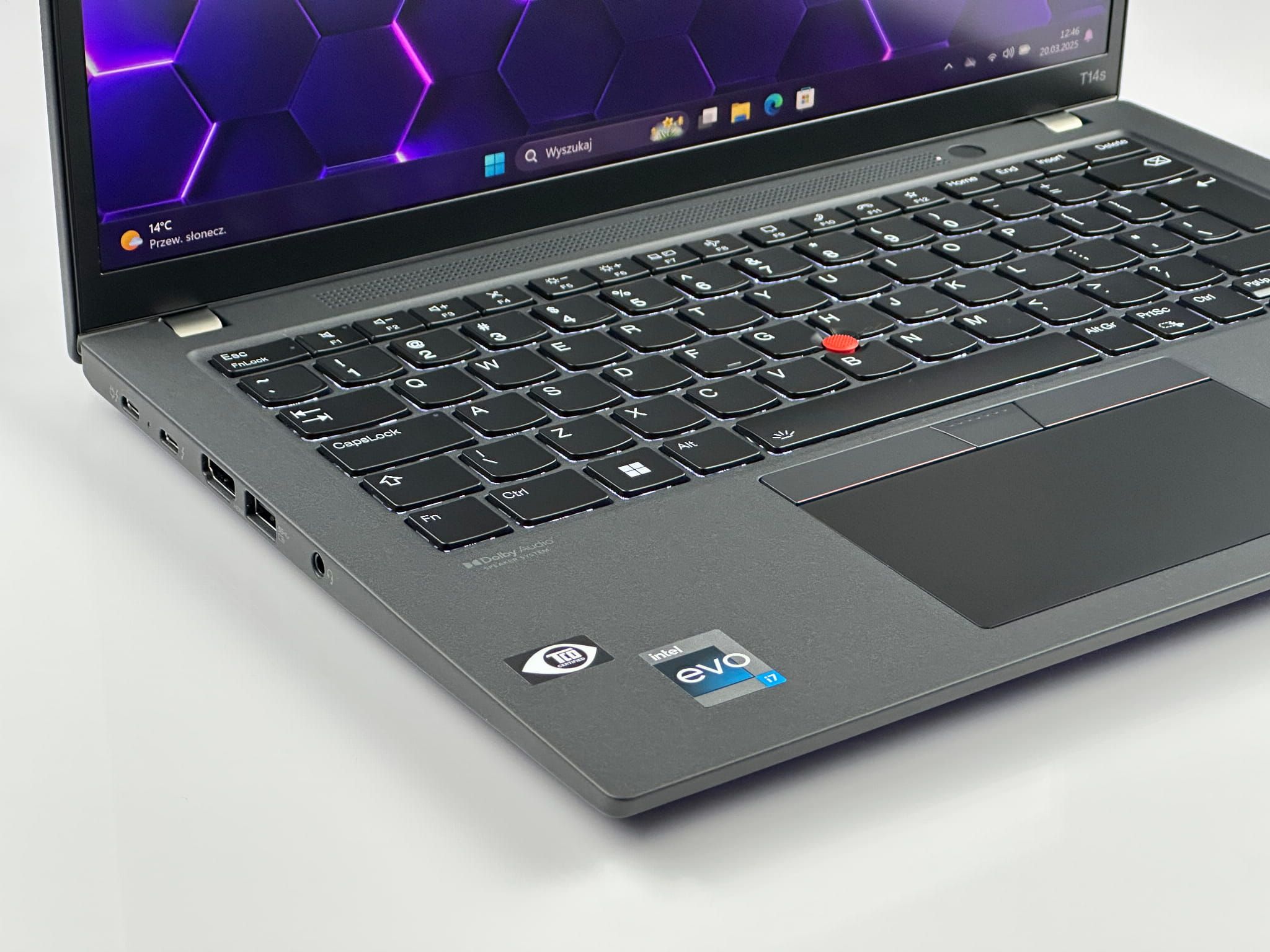 Laptop Lenovo ThinkPad T14s Gen 3 | i7-1260P/ 16GB / 512GB /gwar 12msc