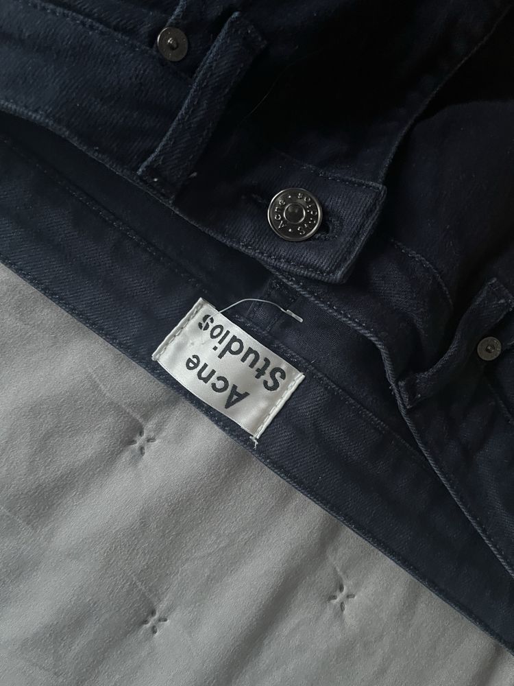 Spodnie granatowe  skinny Acne Studios 27/34