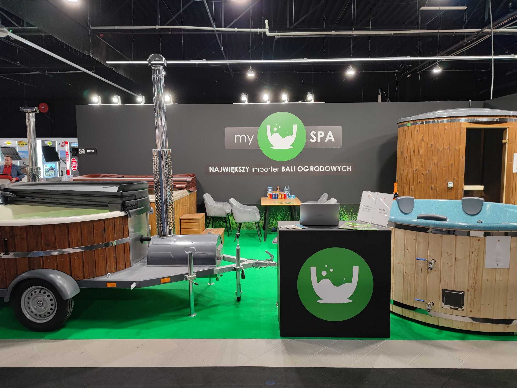 Balia Ogrodowa Jacuzzi Hot Tub Hydro i Aero Masaż Pokrywa Termiczna