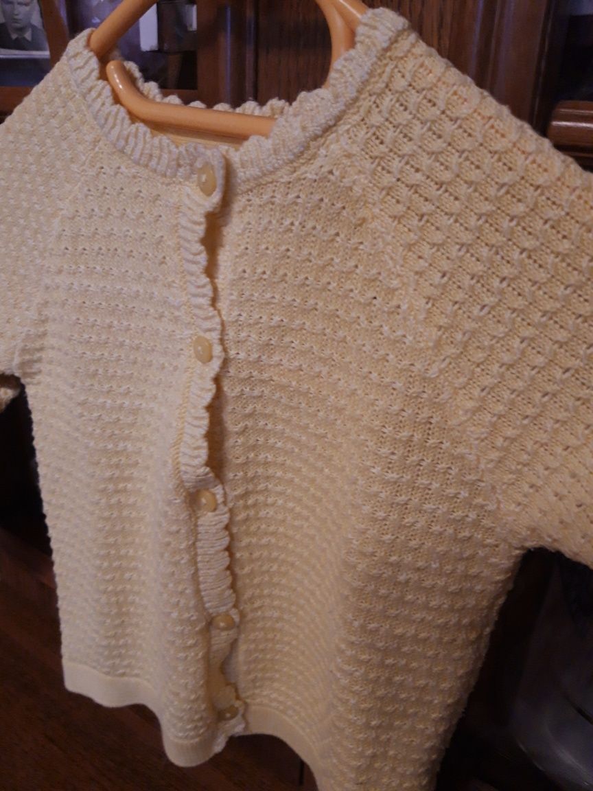 Sweter i bluzka roz 98cm