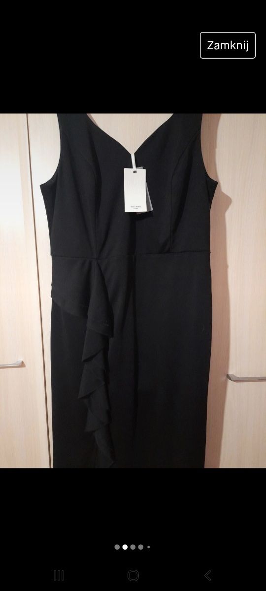 Sukienka czarna elegancka XL/XXL