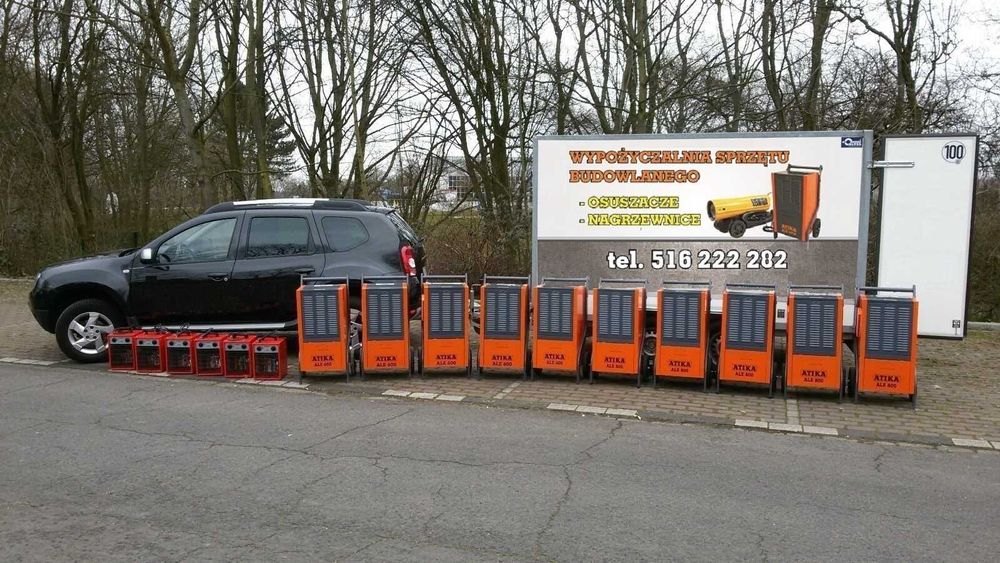 Wynajem Osuszaczy Powietrza NAGRZEWNICE Wypożyczalnia Osuszacz Wilgoci