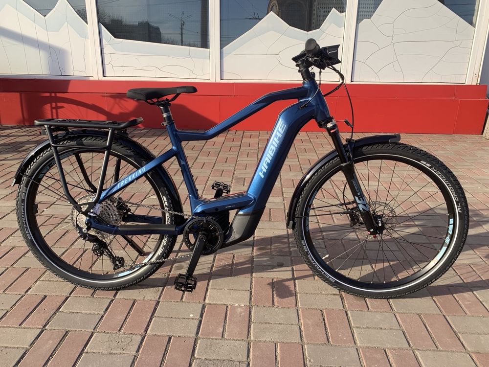 Haibike Trekking 8 High i750Wh 11G Deore BLUE_MET SILVER
