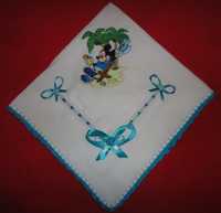 Fralda Bordada "Mickey Mouse".