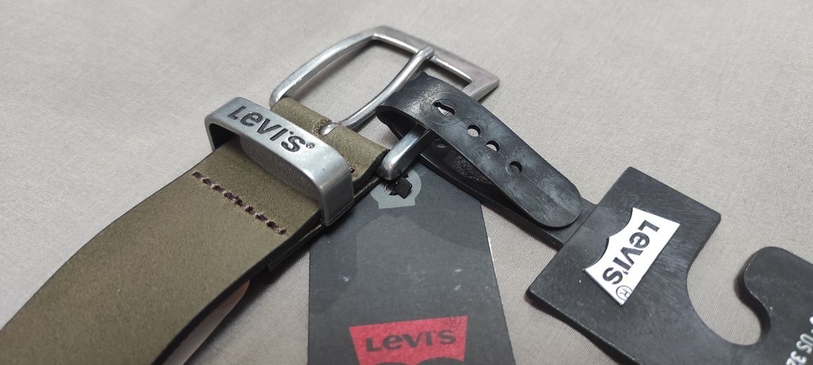 Pasek Levi's brązowy męski