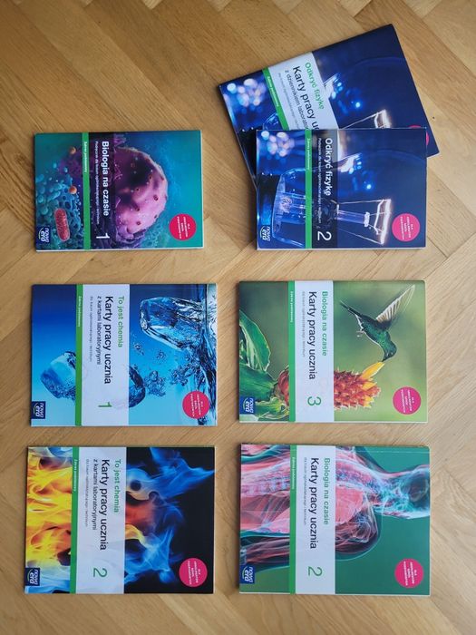 Biologia na czasie Odkryć fizykę To jest chemia podręczniki ćwiczenia