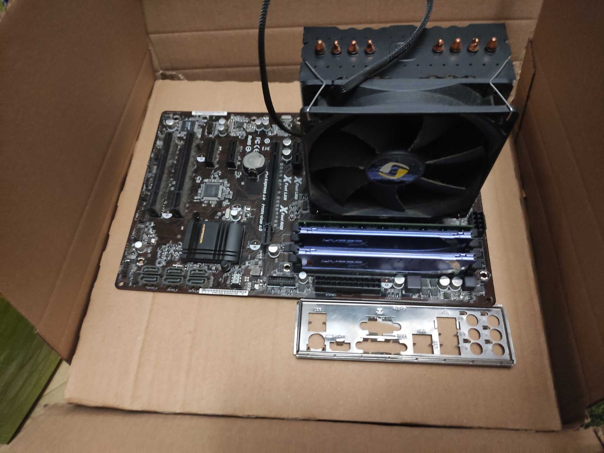 ASRock H87 Pro4 + Intel i5 4590 + 8 GB RAM / uszkodzone