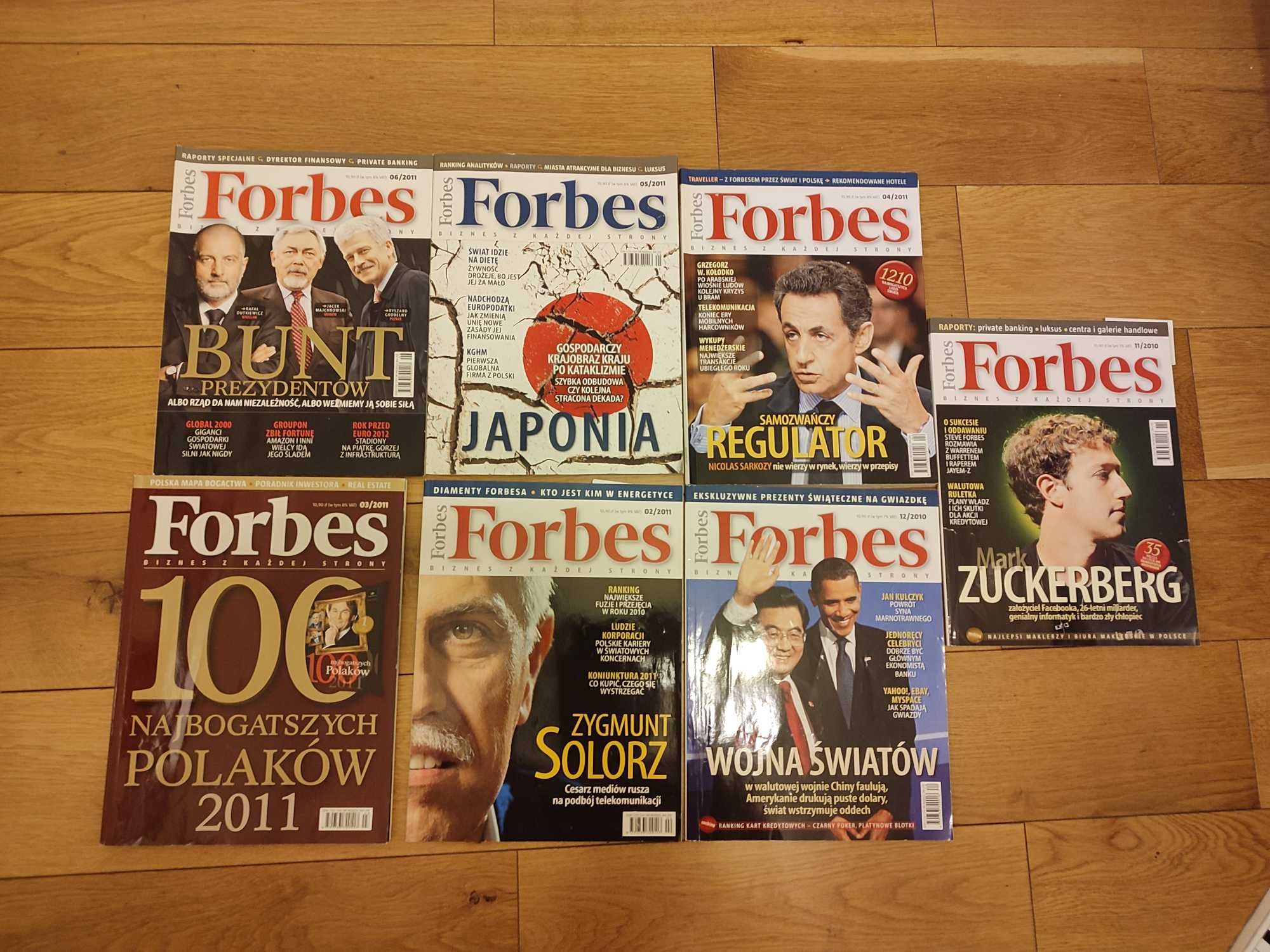 pakiet magazynów Forbes z okresu 2010 -2018