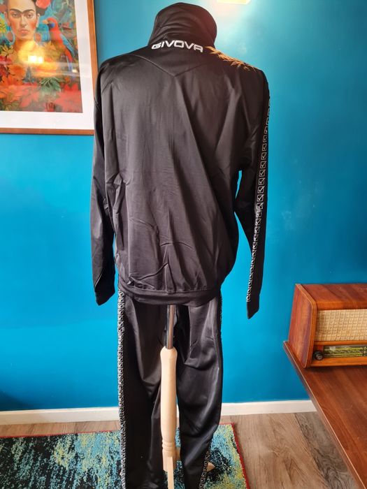 GIVOVA dres sportowy męski komplet czarny/biały rozm. XL