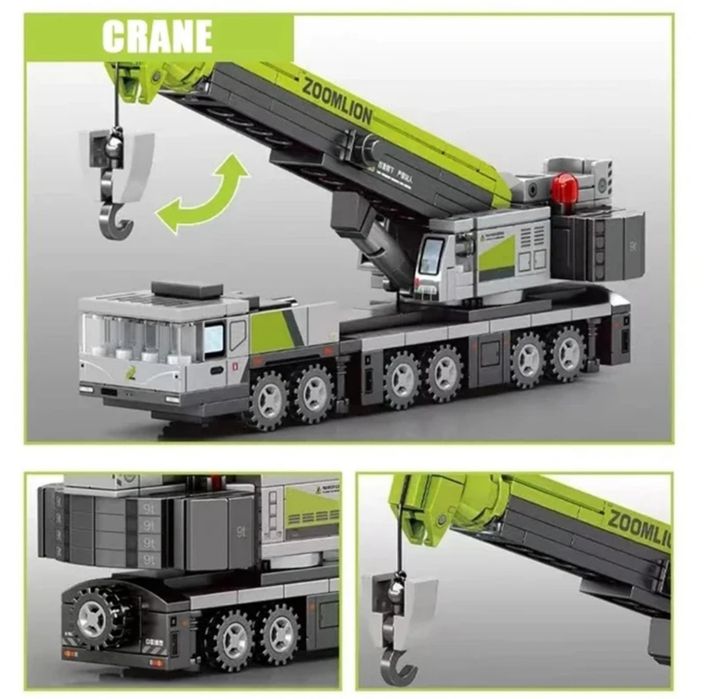 Конструктор строительная техника  966 шт блоков Лего Совместим с LEGO
