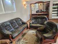 Komplet kanapa fotele sofa meble salon