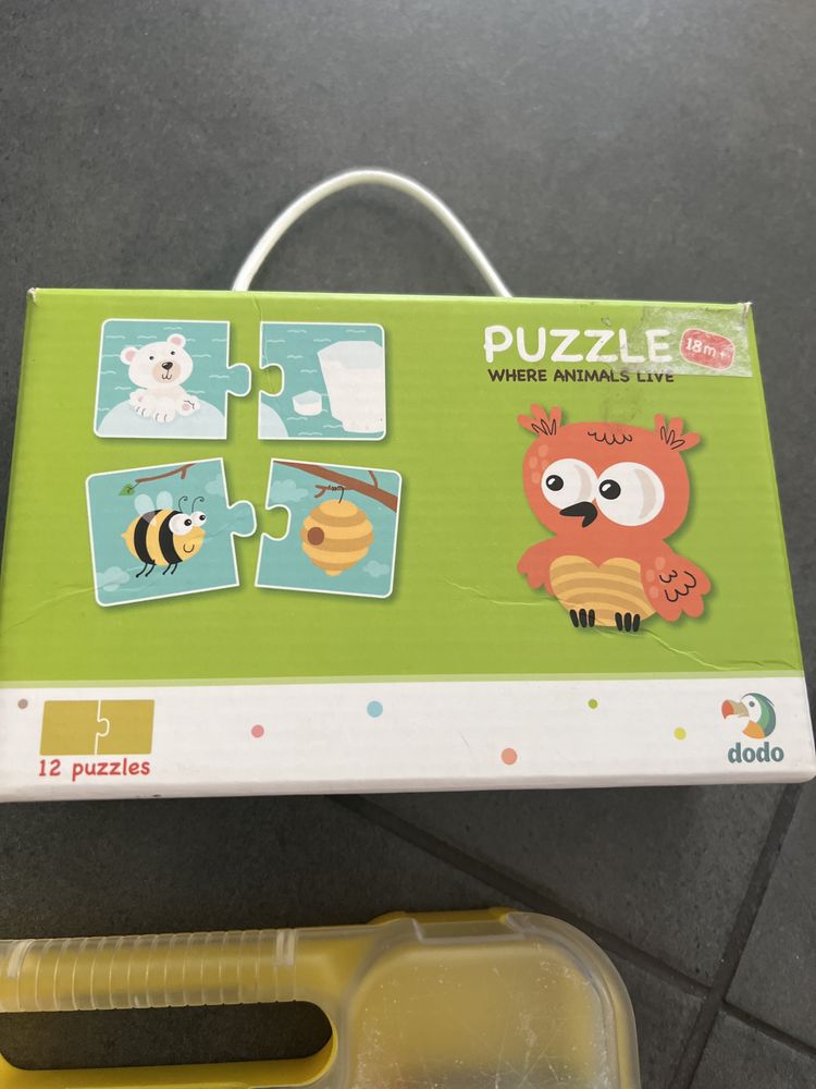 Klocki  puzzle gra dla dzieci