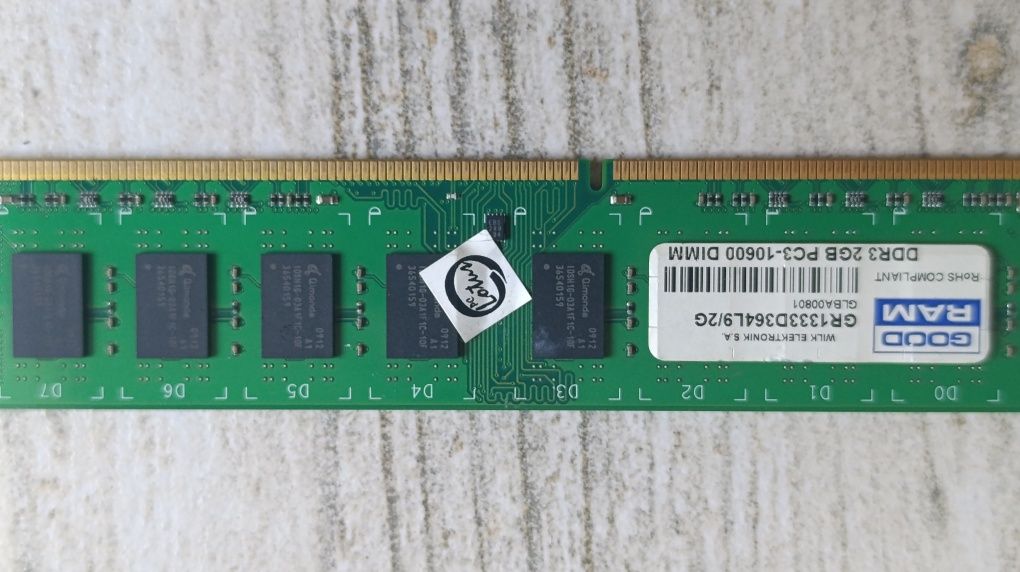 Good ram DDR 3   4 sztuki